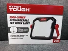 Hyper Tough Led 2500 Lumen Rechargeable Work Light New. Price: $34.00.