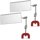 Pcs Rectangular Inspection Mirrors Magnetic Base Welding 4" X 2" Mag... New. Price: $52.99.