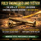 Big Timber #15 In. Structure Screw (100 Ct.) CTX153-100 New. Price: $54.99.