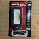Husky Handheld Rechargeable 500 Lumens Led Work Light New. Price: $25.50.