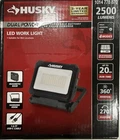 Husky 2500 Lumens Dual Power Solar Rechargeable Led Work Light. Brand New. Price: $40.00.