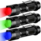 Mviocs 3 Pack Red Green Blue Bright Small Flashlights, Led Mini Black New. Price: $27.89.
