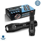 Led Flashlight 2-PACK With 5 Modes, Zoom, Aaa Power, Compact & Water-resistant New. Price: $15.67.