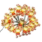 Holiday Time Elf String Lights 3-FUNCTION 18 Led Christmas Battery Power New. Price: $13.20.