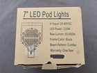 Lightboss 7" Led Pod Golf Cart Off Road Spot 20,000 Raw Lumen New. Price: $18.50.