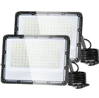 150W Flood Lights Outdoor, 22500LM Bright Led Work With Plug, 5000K Day... New. Price: $55.76.