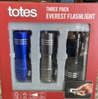 Totes 3 Pack Everest Flashlight. Powerfull 6 Led Per New. Price: $14.99.