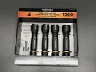 Duracell Rechargeable Durabeam Ultra 1500 Lumens Hybrid Flashlight 4-PACK New. Price: $35.00.