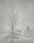 Costway Nearly Natural 4' Pre-lit Artificial White Birch Tree Led Lights New. Price: $35.10.