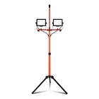 Parmida Led Dual-head Work Light With Telescoping Tripod 10,000 Lumens, Red New. Price: $71.99.