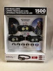 Infinity X1 1500 Lumen Rechargeable Headlamps, 3PK New. Price: $36.95.