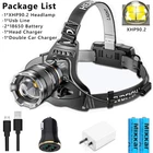 Z40 20000LM Led Headlamp XHP90 Flashlight Headlight Torch Zoom Sensor Unspecified. Price: $22.03.