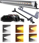 Led Light Bar 52 Inch 300W White Amber Strobe 6 Modes Jk Wrangler 2007-2018 Spot New. Price: $209.99.