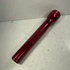 Mag-lite Flashlight Red 3 D-cell 12 Usa Works Great Used. Price: $17.87.