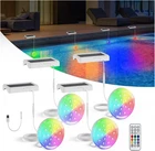 Solar Pool Lights 4 Pack - Usb Rechargeable Led, 22 Colors, IP68 Waterproof New. Price: $133.99.