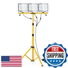 Riuvao 45000 Lumen Led Work Stand 3-HEAD Adjustable 16.5FT New. Price: $188.26.
