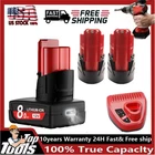 For Milwaukee M12 8.0AH Lcd Lithium Battery Extended Capacity 48-11-2460 New. Price: $59.99.