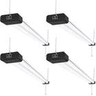 Hykolity Pack 4FT Linkable Led Shop Light For Garage, 6500LM, 60W, White New. Price: $114.84.