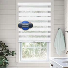 Chicology Zebra Blinds Cordless Window Shades Dual Layer Light Filtering Roller New. Price: $226.49.