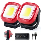 Magnetic Work Light, 42 Leds 1000 Lumens Rechargeable Black New. Price: $56.82.
