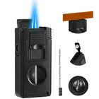 Haillai All One Jet Flame Butane Torch Lighter Built-in Cutter V Punch New. Price: $37.67.