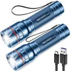 Rechoo Rechargeable Flashlights High Lumens, Super Bright 2 Pack, Blue New. Price: $32.17.
