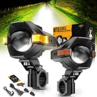 Auxbeam Motorcycle Led Fog Lights Driving Amber Auxiliary Light, MT8 S... New. Price: $250.35.