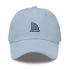 Shark Fin Embroidered Baseball Cap Cotton Adjustable Sun Dad Hat Multiple Colors New. Price: $29.95.
