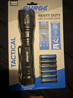 Surge 1000-LUMEN Tactical Led Alkaline Flashlight. New Package. Price: $24.99.
