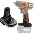 Adapter For Ridgid/aeg 18V Li-ion Battery R82007 12V Power Tools New. Price: $19.59.