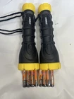 Set Of Two Dorcy 180-LUMEN Led Rubber Flashlight Yellow Batteries Included Aaa New. Price: $9.90.