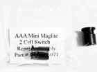 Aaa 2 Cell Mini Maglite Repair Switch Assembly Part # 108-000-071 New. Price: $6.60.