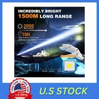 Hoxida Rechargeable Tactical Flashlights High Lumens - 1500 Meters Long Beam Sup New. Price: $57.21.