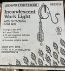 Vintage Sears Craftsman Model 83914 Retractable Shop Work Light 20FT Cord, New.. Price: $39.99.