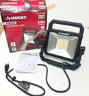 Husky 6000 Lumen Led Portable Corded Work Light Used. Price: $34.99.