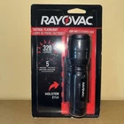 Rayovac RN3AAABXT Batteries Led Aluminum Flashlight - Black New. Price: $22.50.