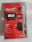 New Milwaukee 2012R Rechargeable Magnetic Headlight & 4 Hard Hat Clips Headlamp. Price: $64.00.