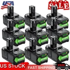 1-10PC18V 8.0AH Lithium Battery For Ryobi P104 P107 P780 RB18L50 RB18L26 New. Price: $17.99.