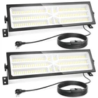 2 Pack Linkable Led Shop Light (built-in Outlet) 100W 15000LM Aluminum Plug... New. Price: $67.79.