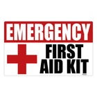 Emergency First Aid Kit Sticker - Osha Safety Vinyl Decal Sign Medical 1ST FE052 New. Price: $200.04.