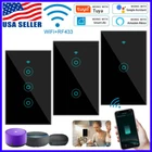 Wifi Smart Wall Touch Light Switch Glass Panel For Alexa/google App 1/2/3 Gang New. Price: $15.99.