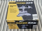 Workzone Suction Vise, Mini Vacuum Base Portable With Swiveling Head New. Price: $39.95.