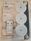 Good Earth Lighting Led Battery Adjustable Puck Lights With Remote New. Price: $11.50.