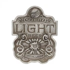 Schlitz Light Brewing Co Pabst Pbr Sun Milwaukee Nos 1976 Vintage Belt Buckle Pre-owned. Price: $46.00.