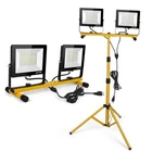 Led Work Lights With Stand, 21000 Lumen, 2-HEAD Adjustable New. Price: $74.50.