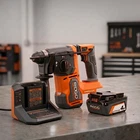 Ridgid 18V Brushless Cordless 1" Sds + Rotary Hammer 4.0AH & Charger Kit New. Price: $239.00.
