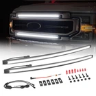 Niking Auto Led Grille Lights Ford, 2PCS 37'' Drl Front Accent Curved New. Price: $261.73.