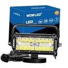Magnetic Led Work Light Bar, 48W Combo Portable Black New. Price: $57.50.