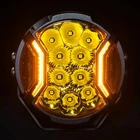 5-INCH Led Round Off-road Pod Side Shooter Driving Lights With Amber Drl New. Price: $199.99.