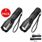 Tactical Flashlight Super-bright 90000LM Led 5-MODES Zoomable Torch Black 2-PACK New. Price: $10.89.